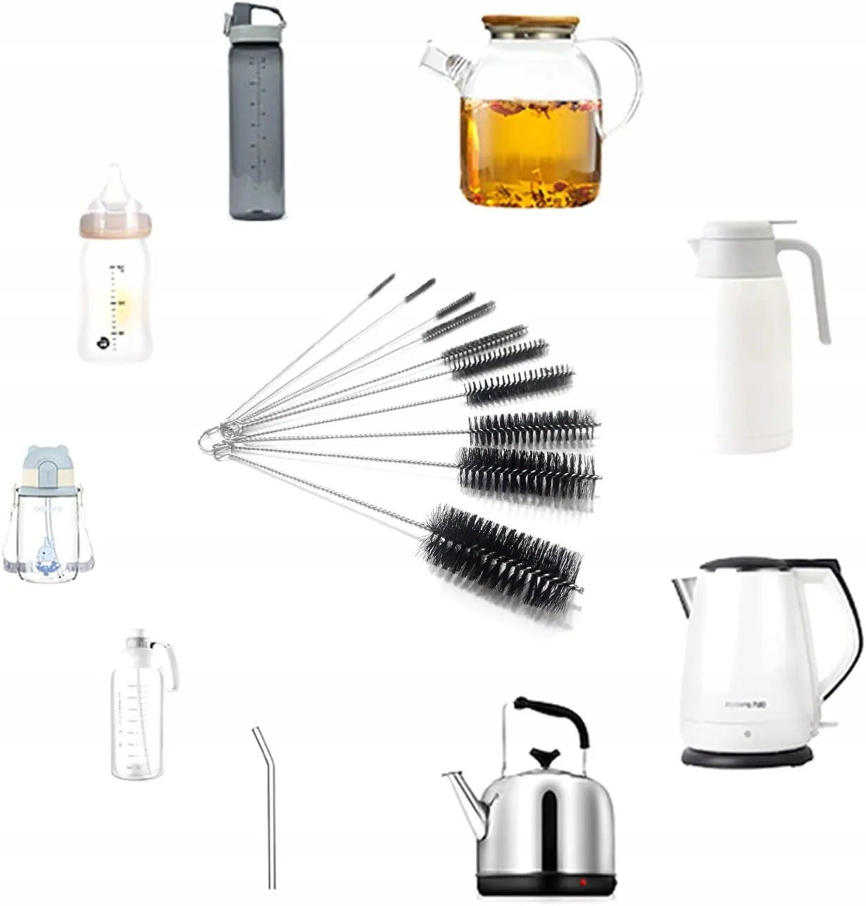 Szczotki do czyszczenia trudno dostępnych miejsc