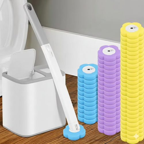 Bezdotykowa szczotka do WC z wymiennymi końcówkami